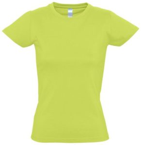 tee-shirt-femme-vert-pomme